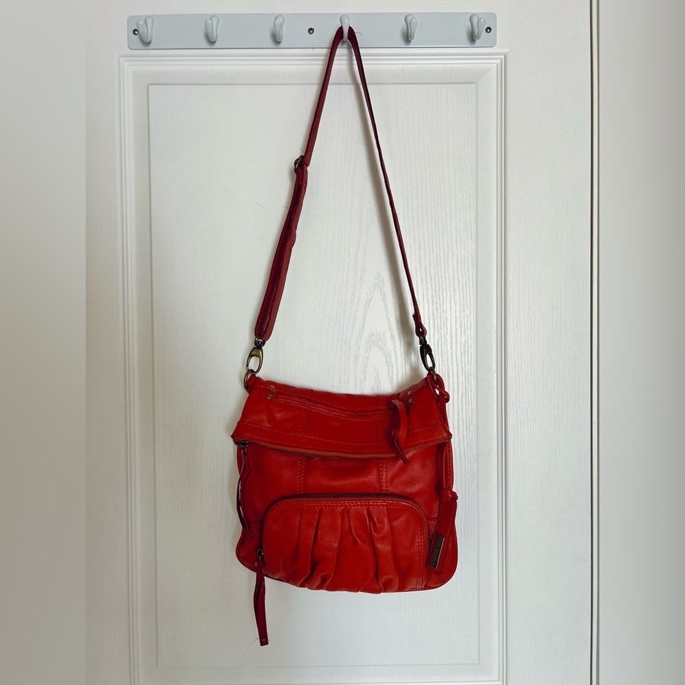 Joe's Jeans Retro Boho Burnt Orange Slouchy Crossbody Bag - Picture 2 of 12